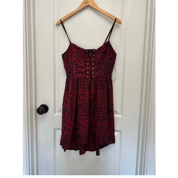 Red tribal forever 21 dress - Picture 1 of 8